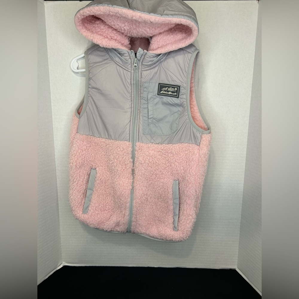 Eddie Bauer Faux Hooded Vest